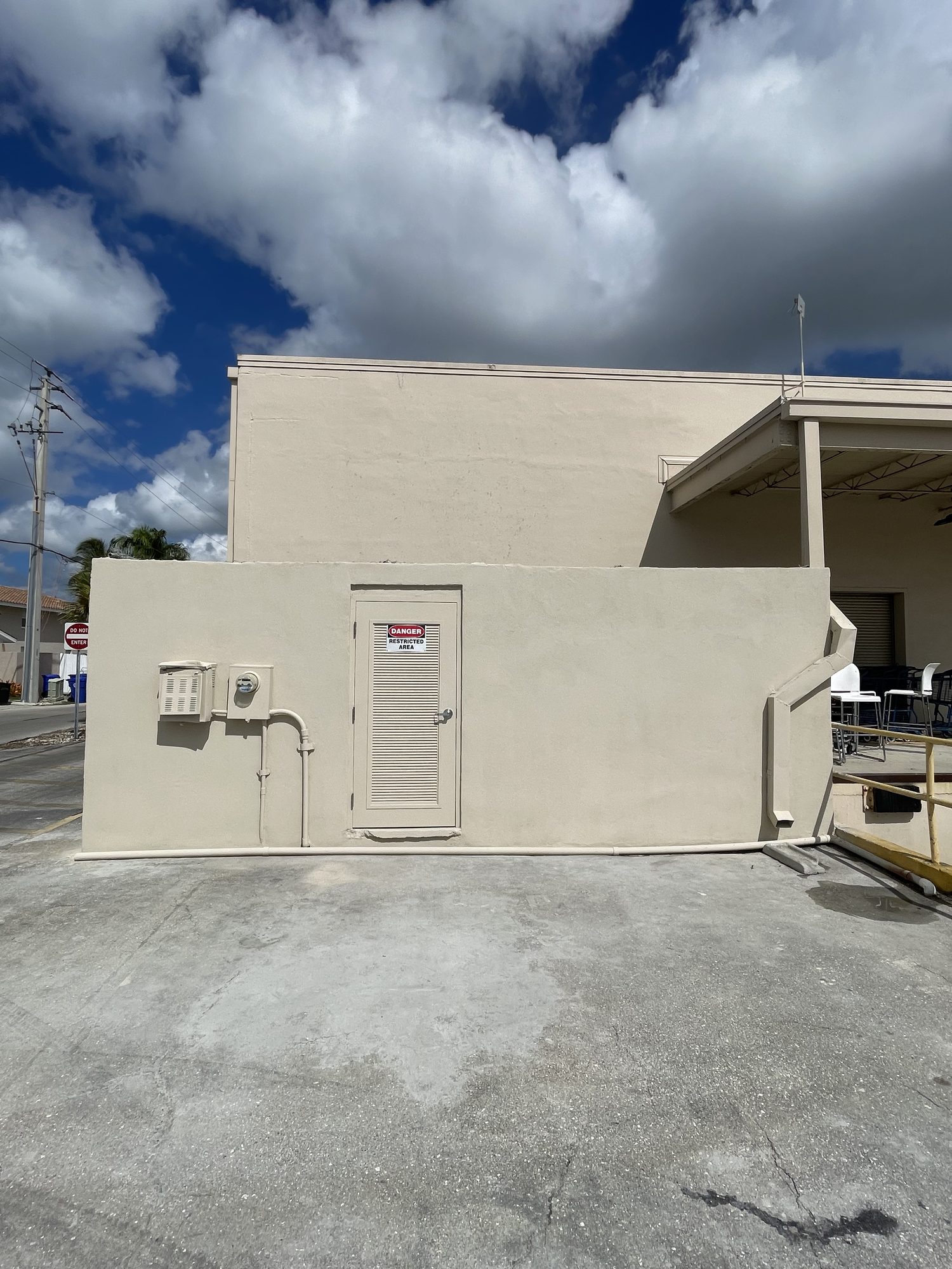Exterior Block Wall Repair