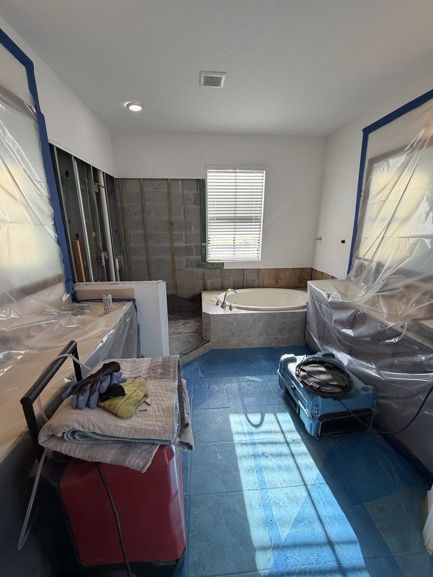 Bathroom Water Damage Restoration