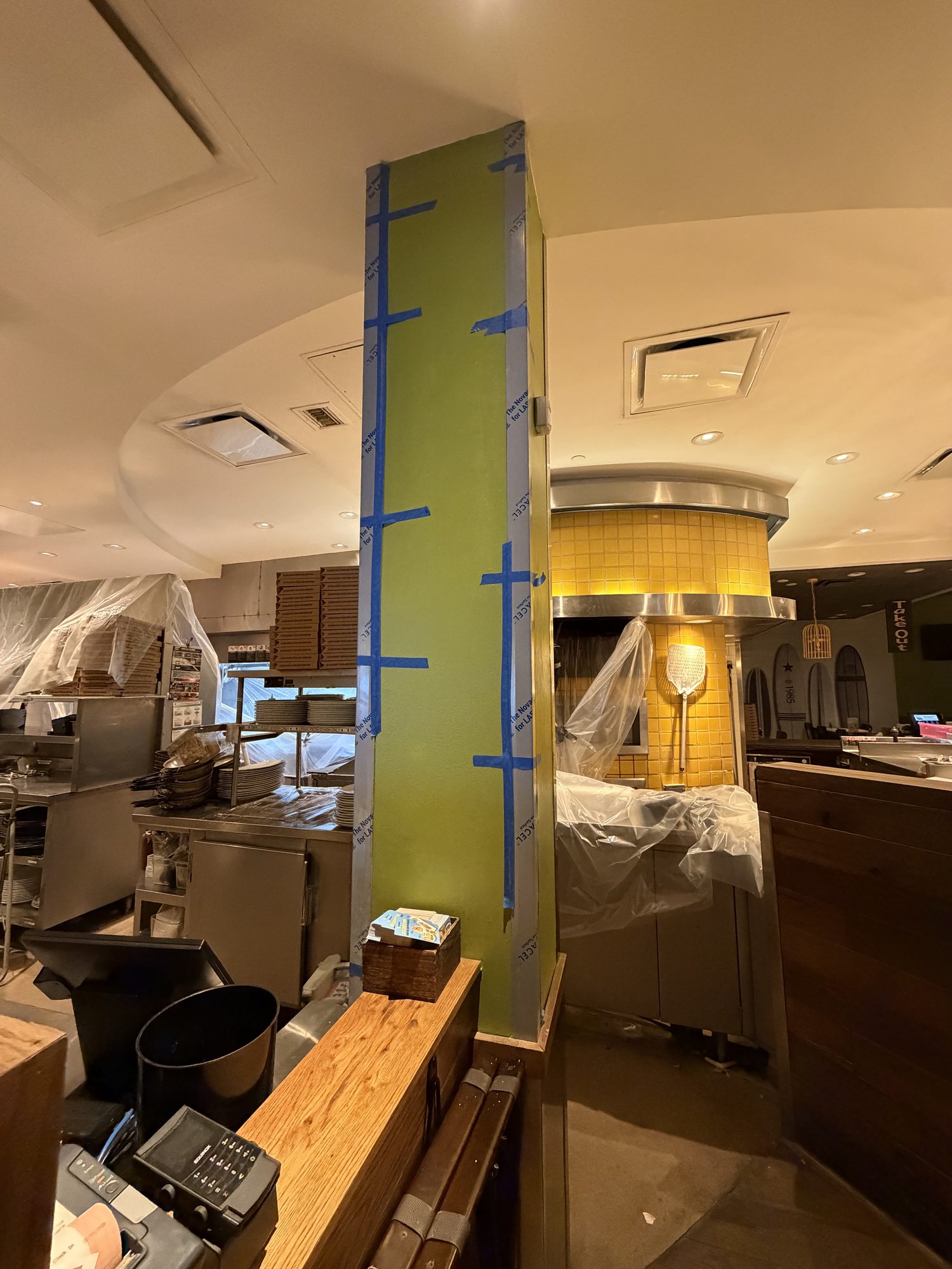 Restaurant Buildout — In Progress
